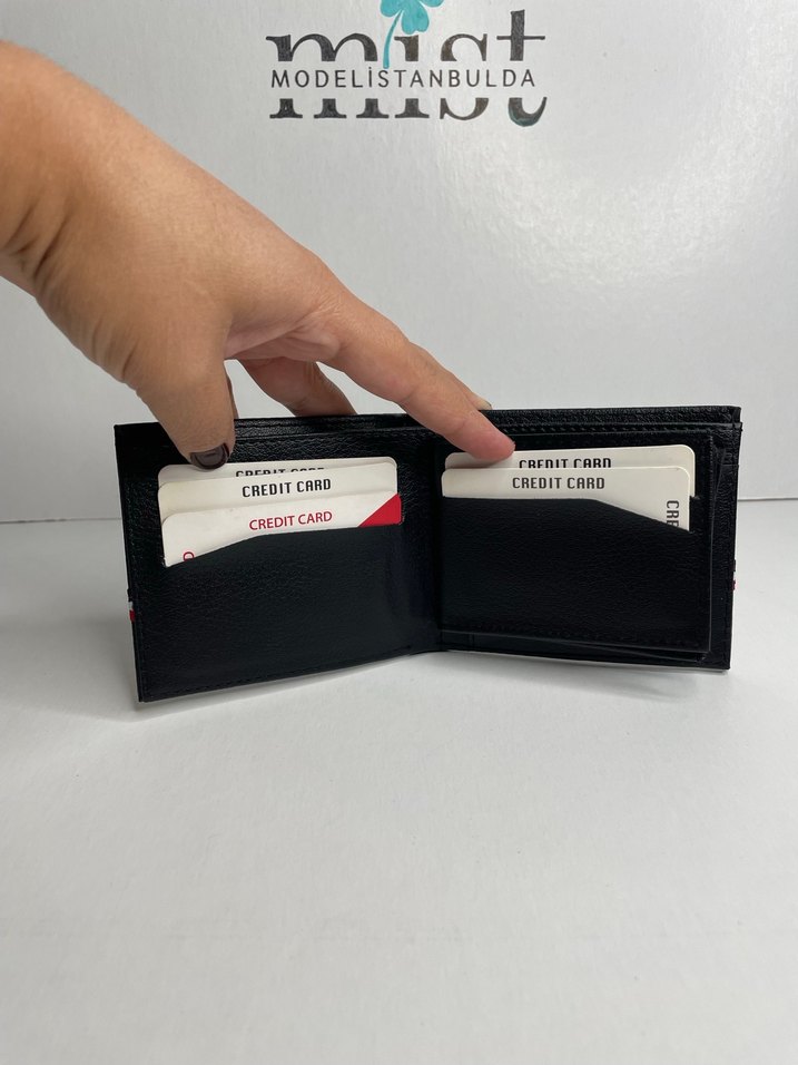 Tommy Hilfiger Siyah Erkek Cüzdan - Görsel 3