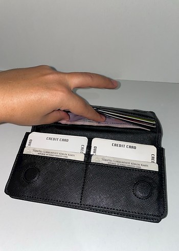 Cep telefon yeri olan el tutma cüzdan - Görsel 4