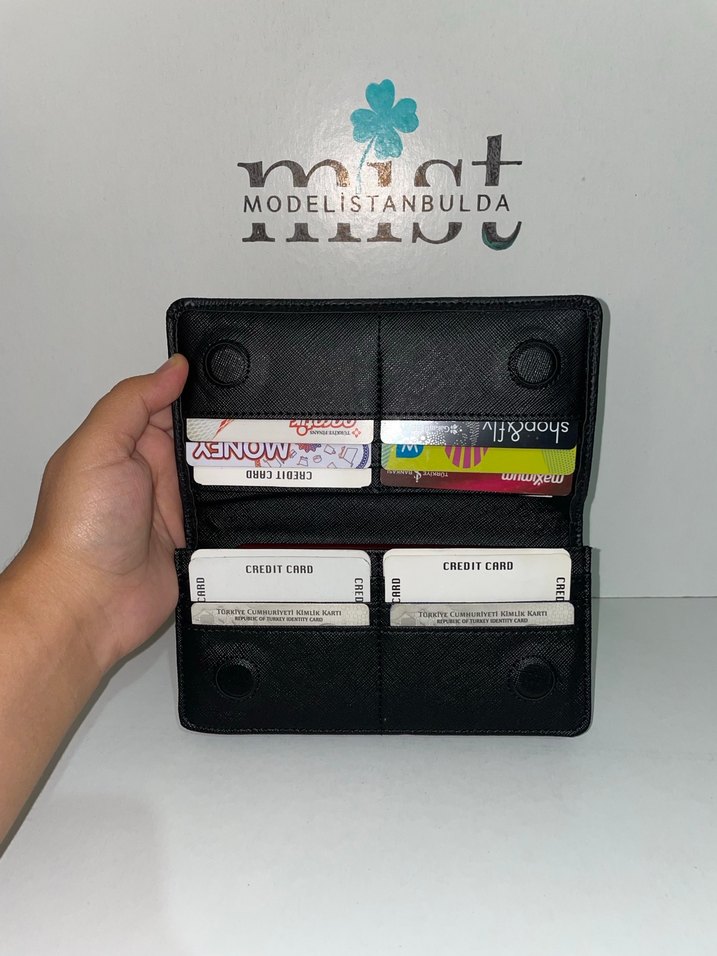 Cep telefon yeri olan el tutma cüzdan - Görsel 3