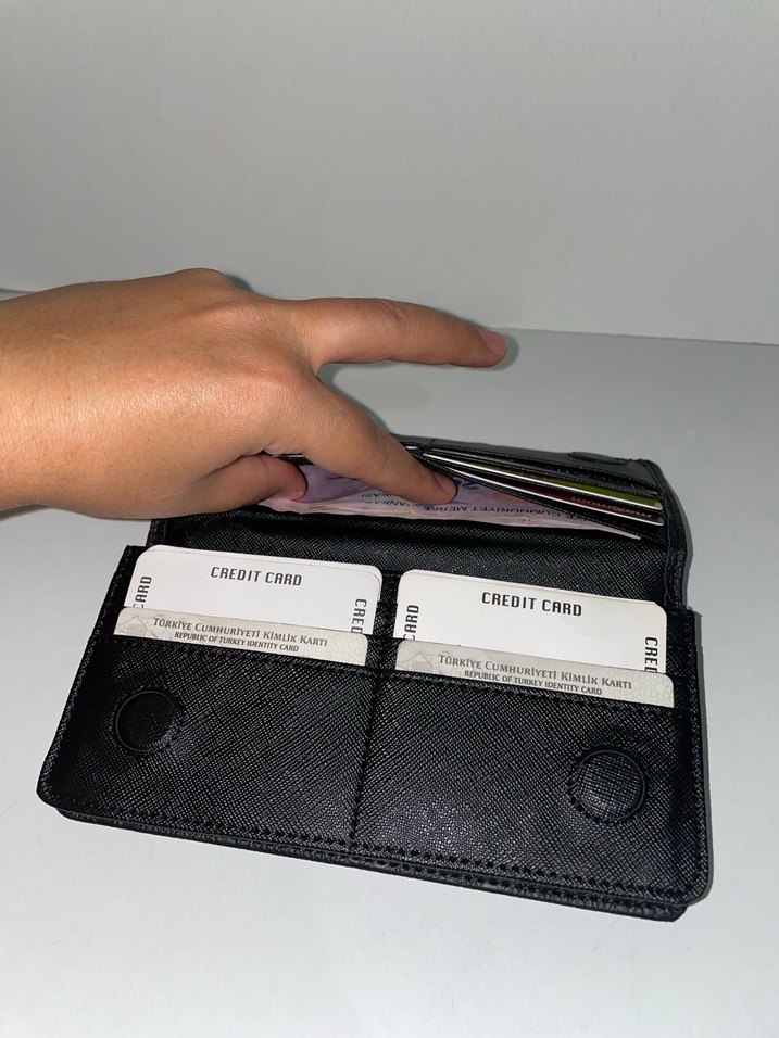 Cep telefon yeri olan el tutma cüzdan - Görsel 4