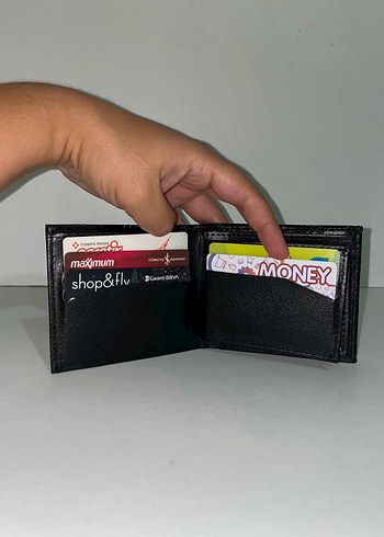 Siyah Boss Marka Baskılı Erkek Cüzdan - Görsel 3