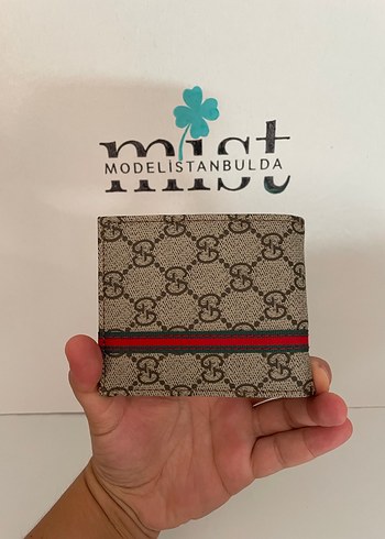Gucci Kahverengi Baskılı Erkek Cüzdanı - Görsel 2
