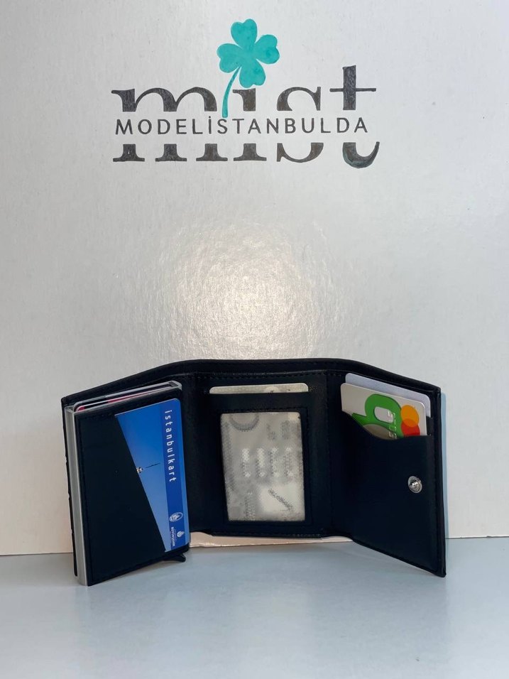 Siyah Gri Dama Desenli Mekanizmalı Erkek Kartlık - Görsel 4