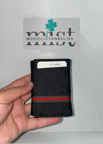 Gucci Sıcak Baskılı Mekanizmalı Erkek Kartlık - Görsel 2