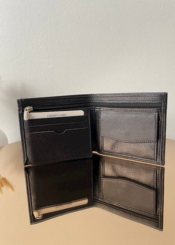 Hakiki deri Siyah Erkek Cüzdan - İş Stili - Görsel 3