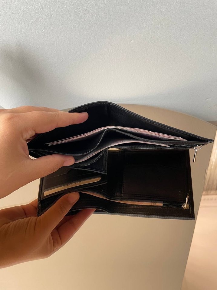 Hakiki deri Siyah Erkek Cüzdan - İş Stili - Görsel 4