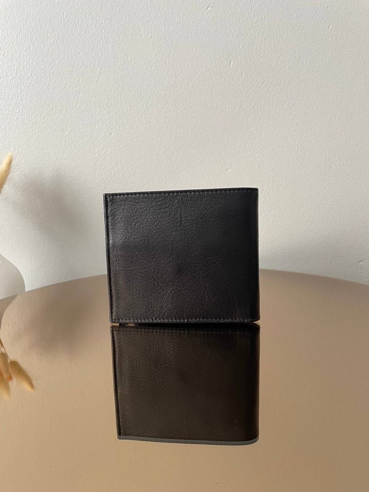 Hakiki deri Siyah Erkek Cüzdan - İş Stili - Görsel 2