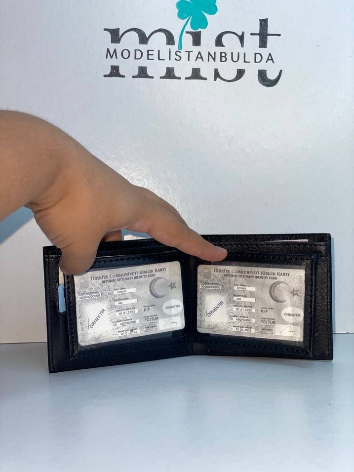 LV Sıcak Baskılı Erkek Cüzdanı - Görsel 4