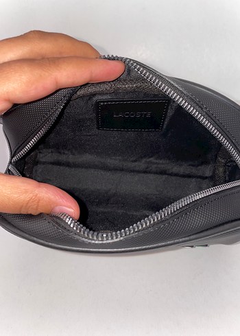 Beden Lacoste Siyah Erkek El Çantası (traş çantası)