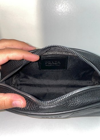 Prada Prada Siyah erkek el Çantası (traş çantası)