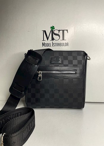 LV Dama Desenli Erkek Postacı Çapraz Omuz Çantası