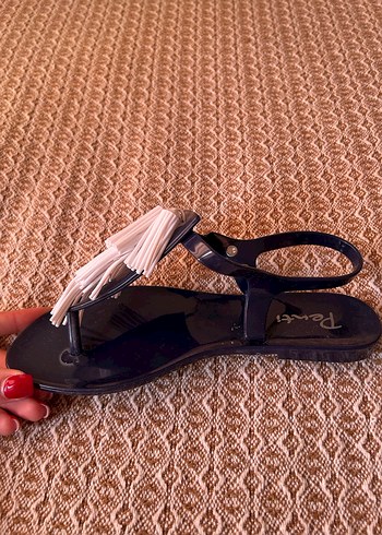 Püsküllü Penti Plaj Sandaleti - Görsel 4