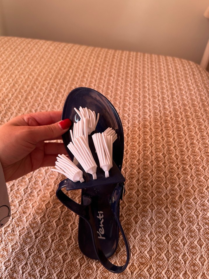 Püsküllü Penti Plaj Sandaleti - Görsel 5