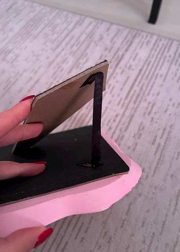 Pembe Çiçekli Dekoratif Fotoğraf Çerçevesi - Görsel 4