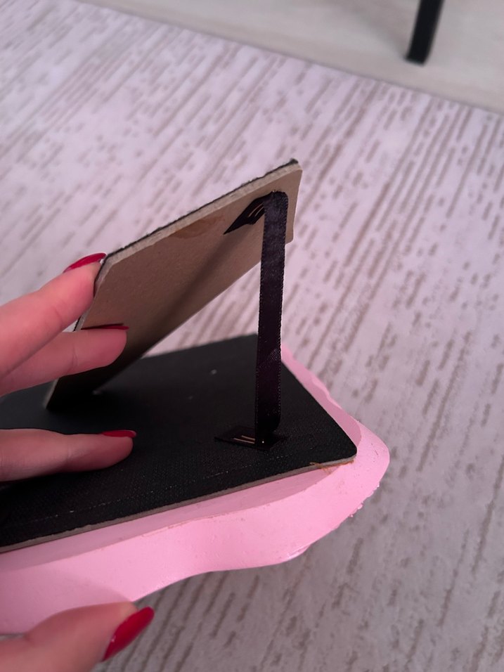 Pembe Çiçekli Dekoratif Fotoğraf Çerçevesi - Görsel 4