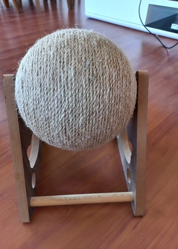 Kedi Tırmalama Topu Kahverengi - Görsel 2