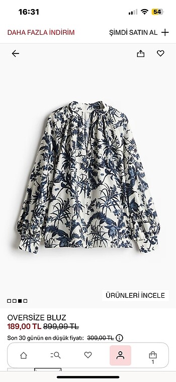 H&M gömlek