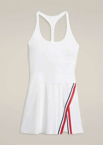 Beyaz taytlı  Mini Spor Elbise - Görsel 6