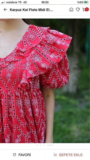 l Beden Zara modeli kırmızı fisto elbise