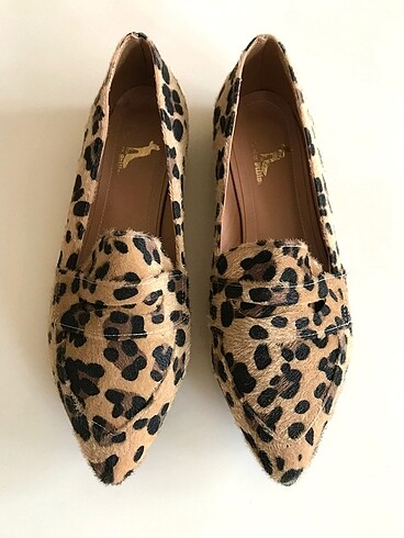 Leopar loafer babet