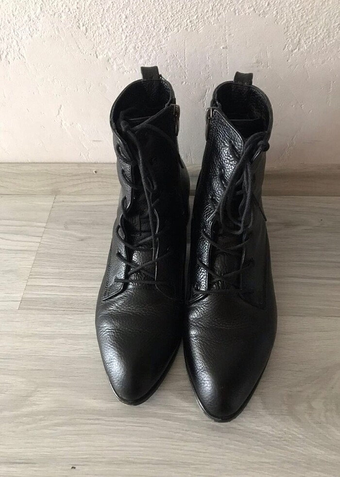 Pelinin Ayakkabıları siyah bot - Görsel 5