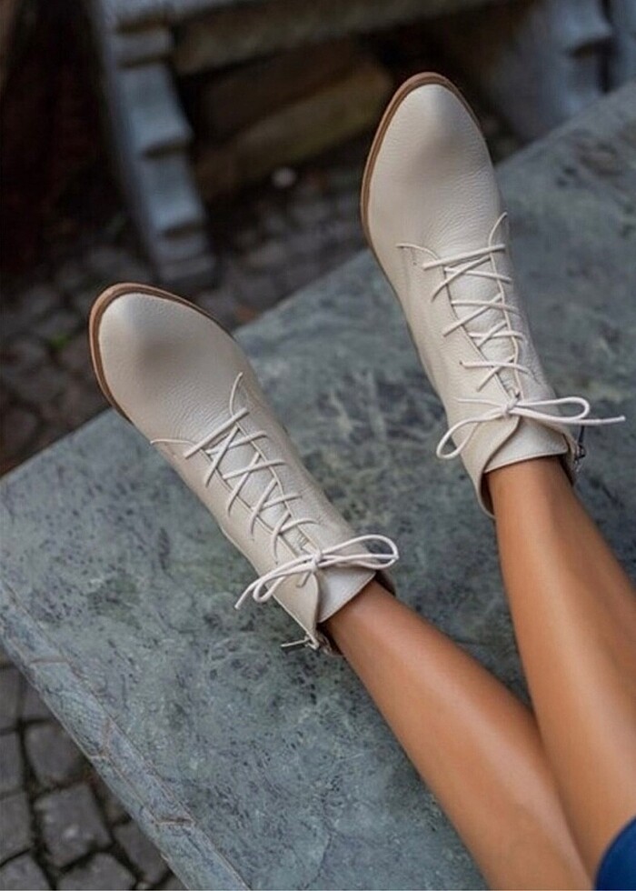 Ece?nin Butiği Bej bot - Görsel 2