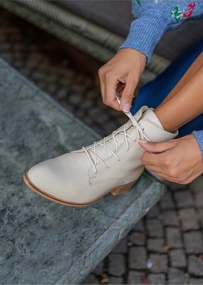 Ece?nin Butiği Bej bot - Görsel 3