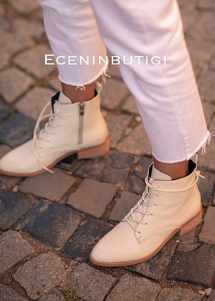 Ece?nin Butiği Bej bot - Görsel 4