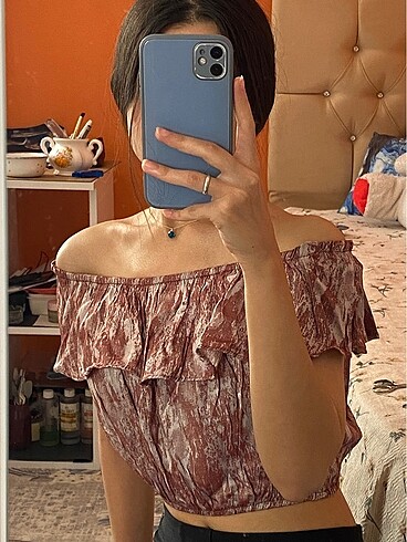 s Beden Kısa bluz
