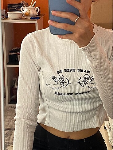 s Beden beyaz Renk Uzun kol bluz