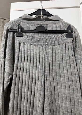 Gri Uzun Kollu triko takım - Görsel 5