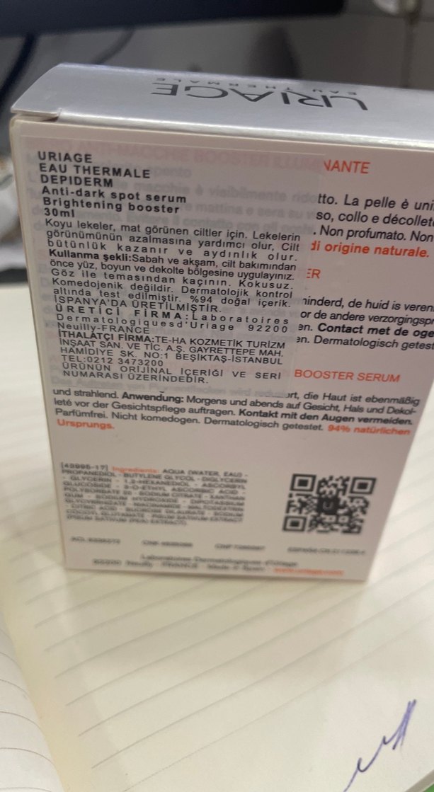 Uriage Dépiderm Leke Karşıtı Aydınlatıcı Serum 30ml - Görsel 2