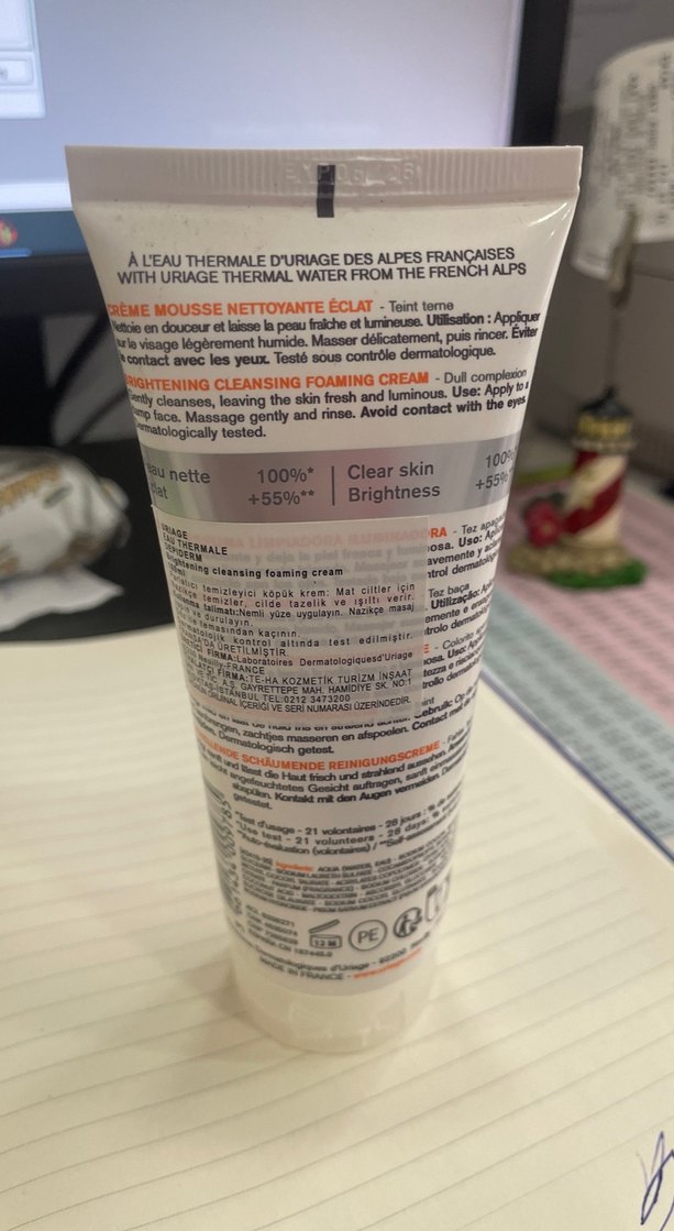 Uriage Vitamin C Aydınlatıcı Yüz Temizleyici Krem - Görsel 2