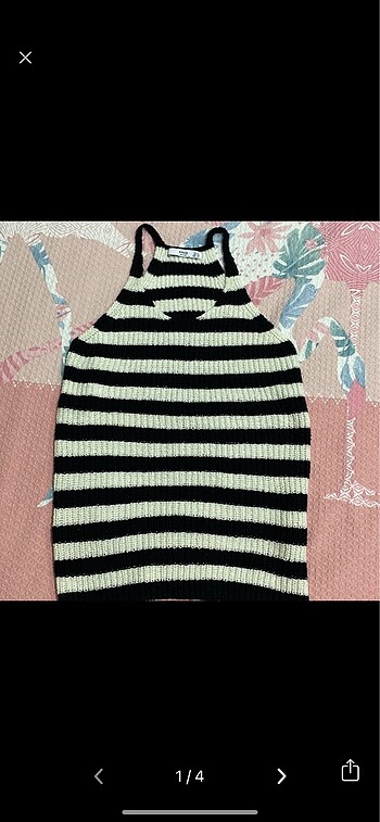 Mango halter yaka triko bluz