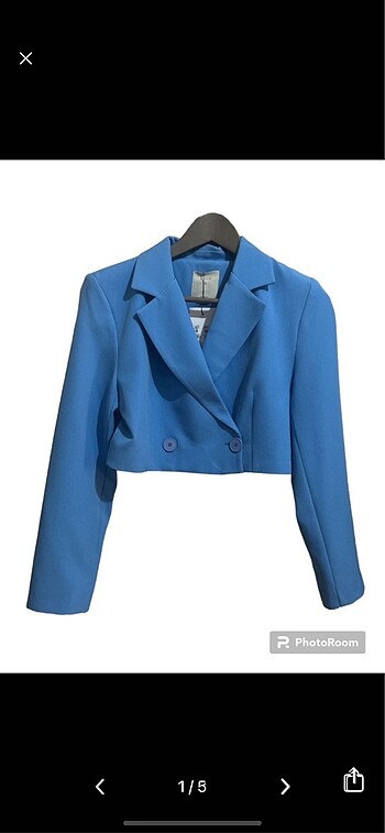 Mavi Crop blazer ceket