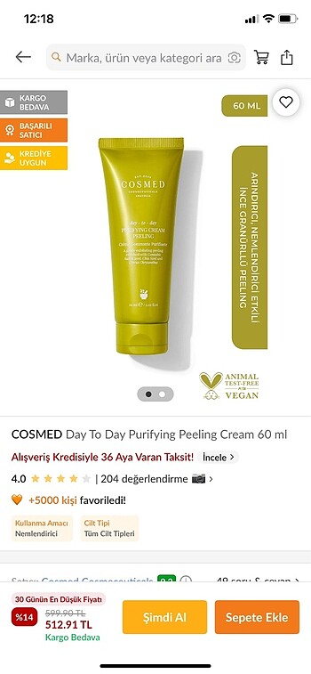 Cosmed Cosmed peeling cream