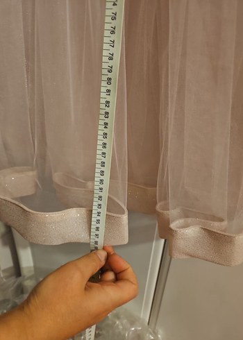 Zara Bej Kemerli Kolsuz Kız Elbisesi abiye