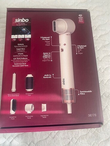 Sinbo Airwrap 5 in1 şaç şekillendirici