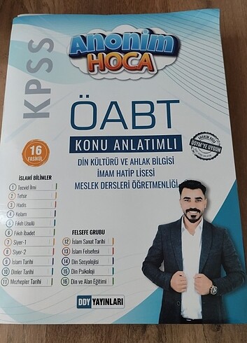 Anonim Hoca Dikab Öabt Konu anlatımı