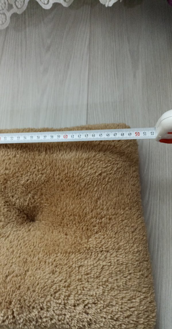 Bej Yumuşak Poli Kedi yatağı - Görsel 3