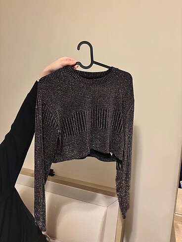 Parlak bluz bershka