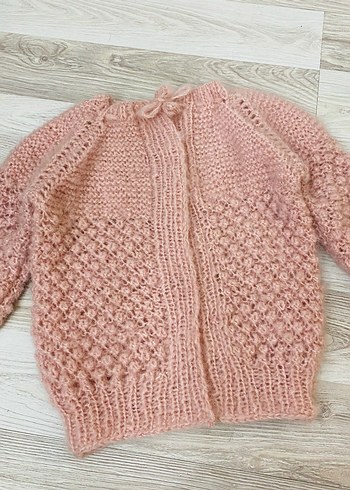 Kız Çocuk Bohem Örgü Panço - Görsel 5