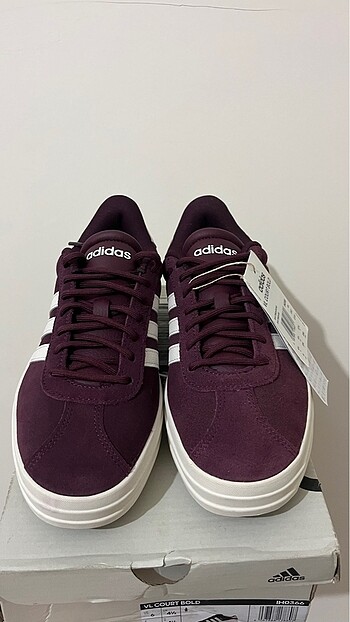 37,5 Beden bordo Renk Adidas Kadın Spor Ayakkabı