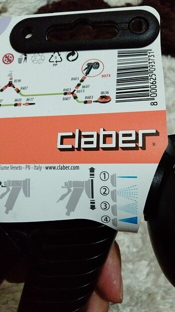 Beden Renk CLABER SU TABANCASI