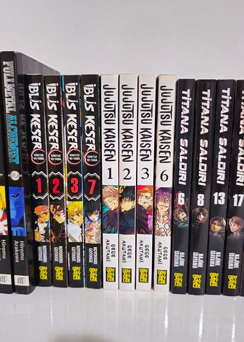 Çeşitli Manga ve Çizgi Roman Seti