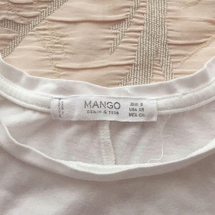 s Beden beyaz Renk Mango t-shirt