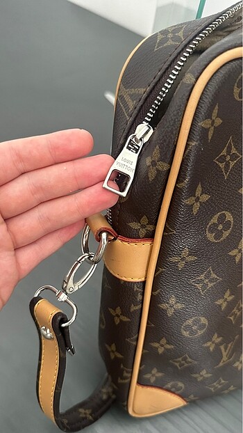 Beden kahverengi Renk Louis vuitton laptop çantası