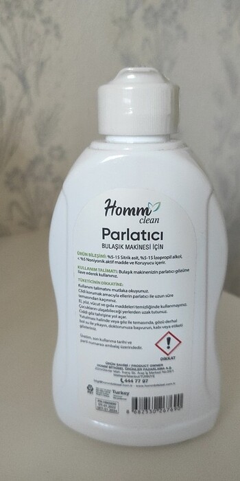 Hombitkisel bulaşık parlatıcısı  - Görsel 2