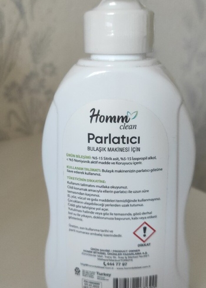 Hombitkisel bulaşık parlatıcısı  - Görsel 2