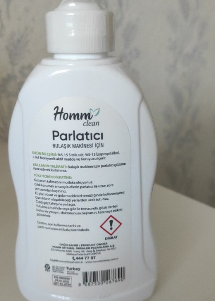 Hombitkisel bulaşık parlatıcısı  - Görsel 5